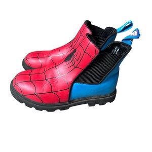 Spider-Man Rain Boots for Kids by Native Shoes Youth Size 1